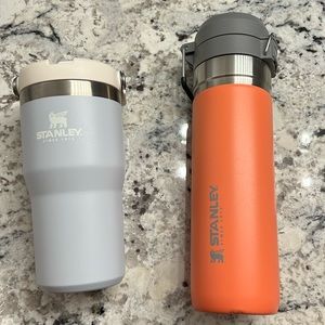 Bundle of two Stanley drinkware tumblers One NWOT, one gently used